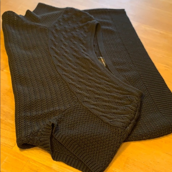 New York & Company Cable Knit Short Sleeve Blouse - Picture 6 of 6